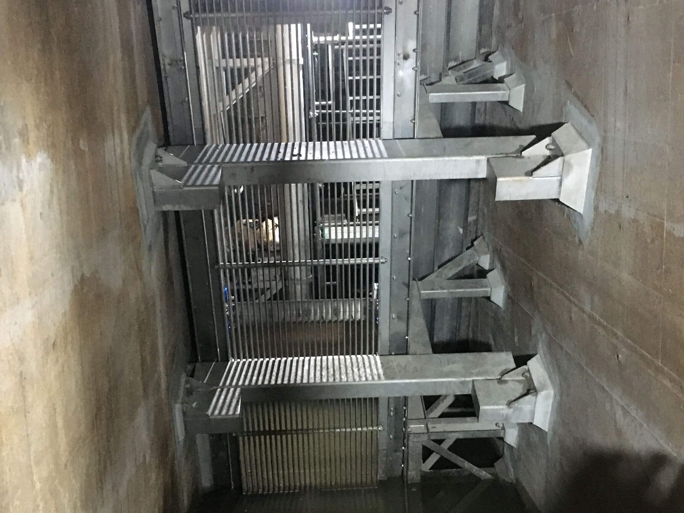 写真3.除じん設備内部(流出側)