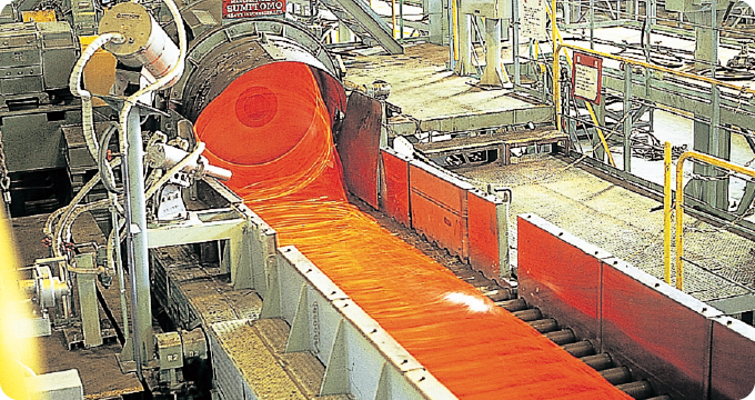 Wire rod and bar mill: Laying head