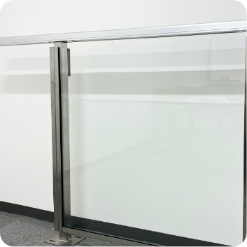 Balcony railings for high-rise apartment building"Skyplex" (SUS821L1)