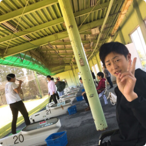 同期とのゴルフ