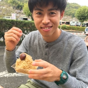 山口県柳井市お菓子祭りのモンブラン（1個850円）